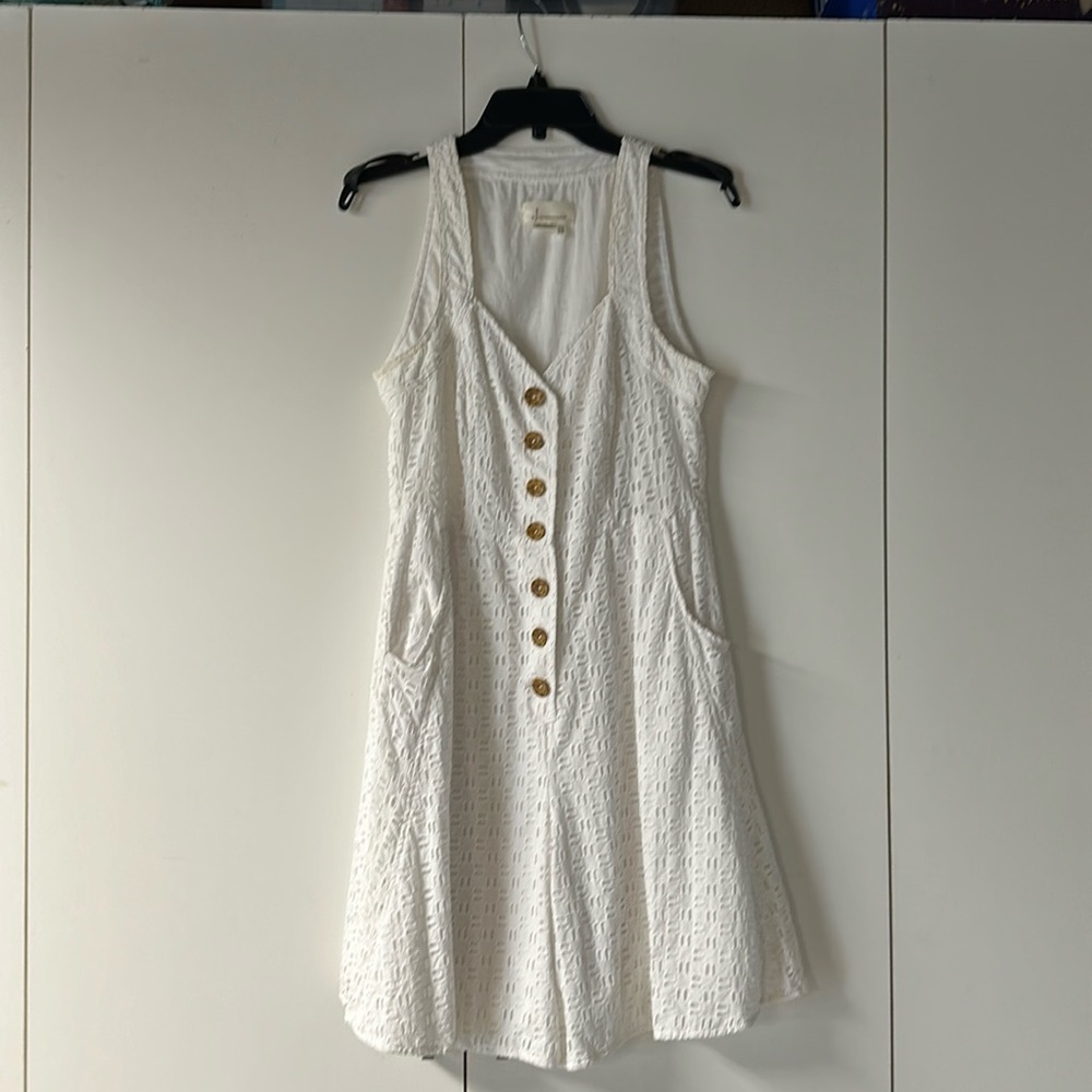 Anthropologie white romper